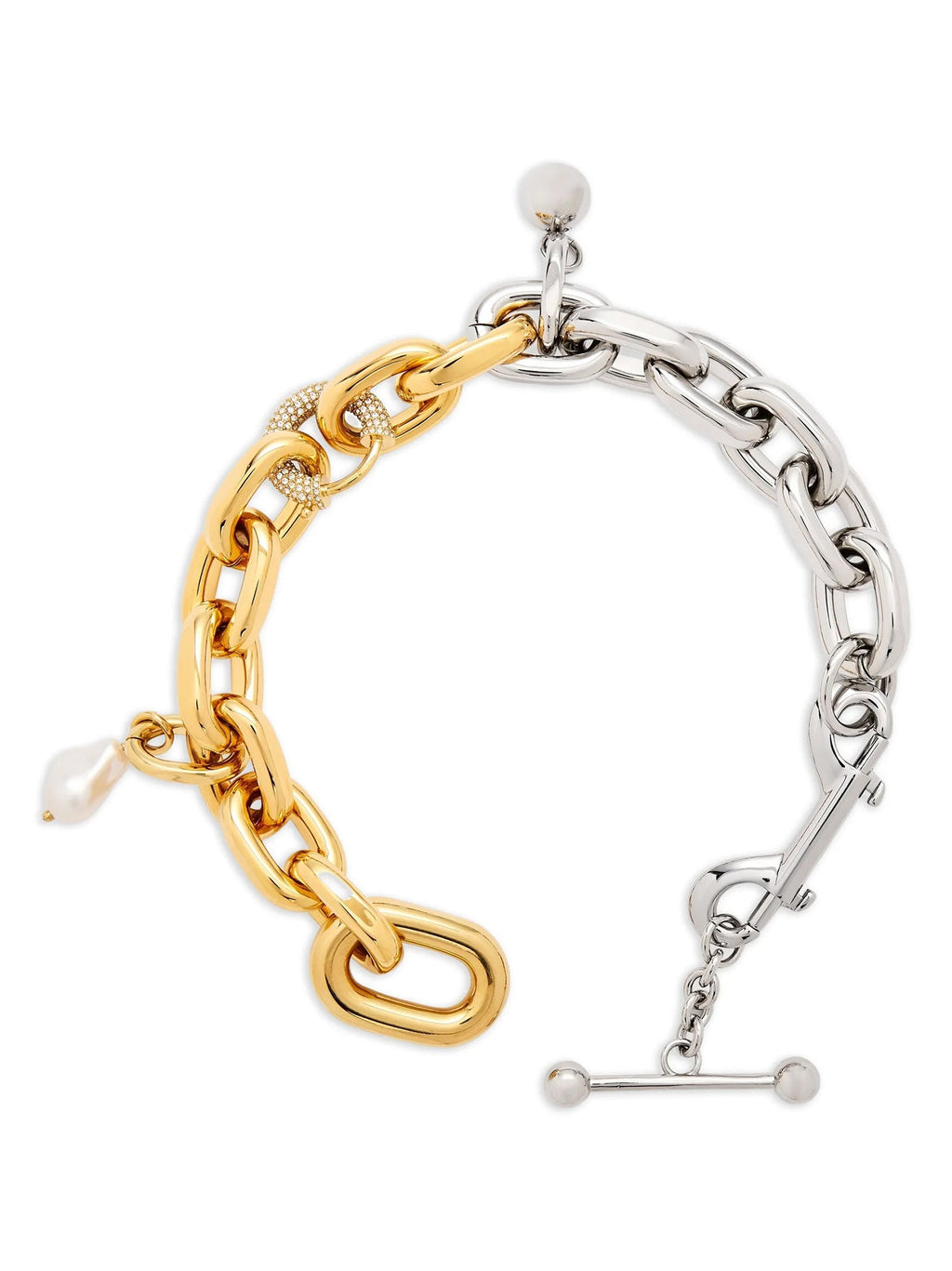 Paco Rabanne Multicolor Brass Necklace