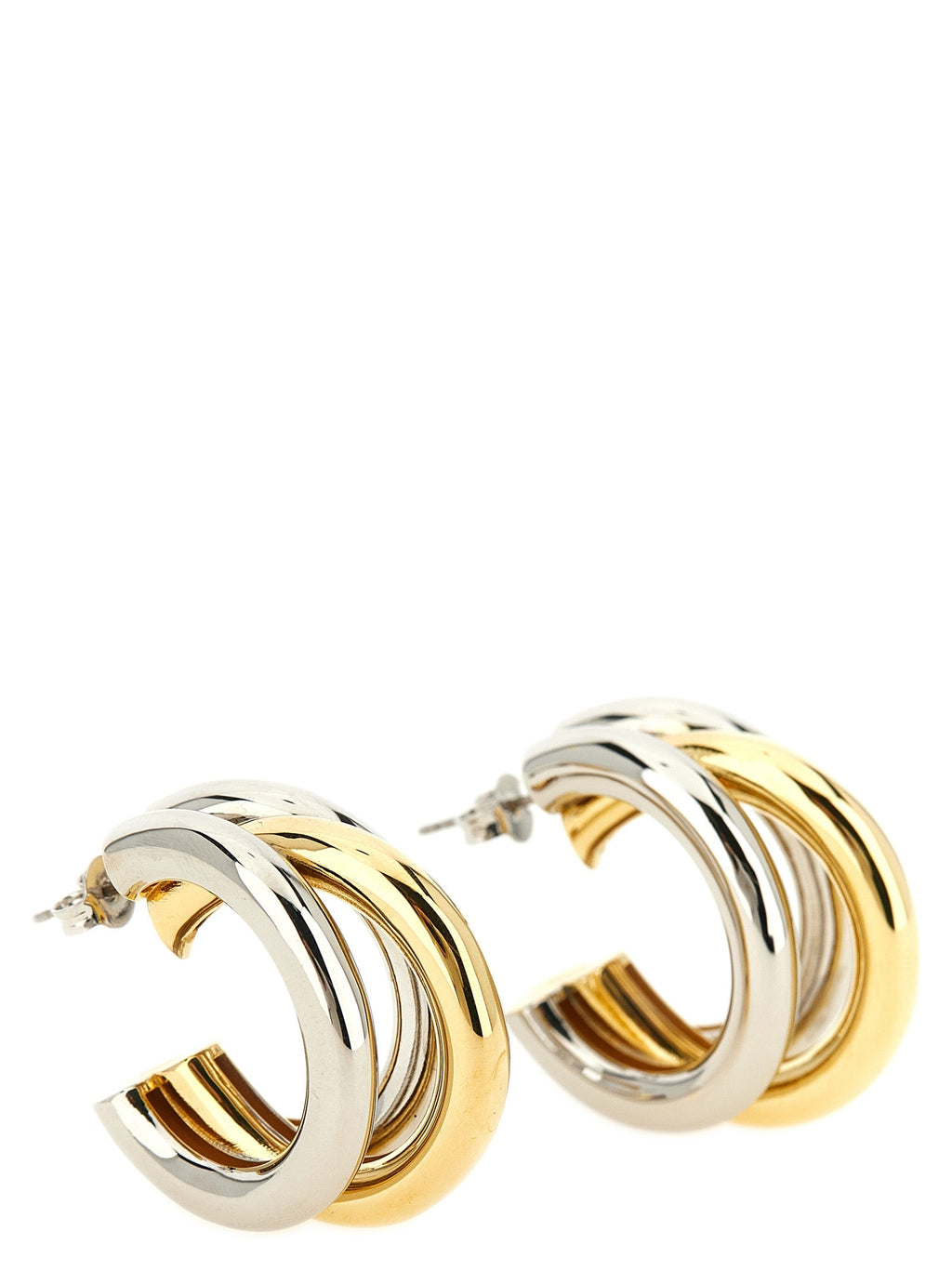 Paco Rabanne Multicolor Brass Earrings Paco Rabanne
