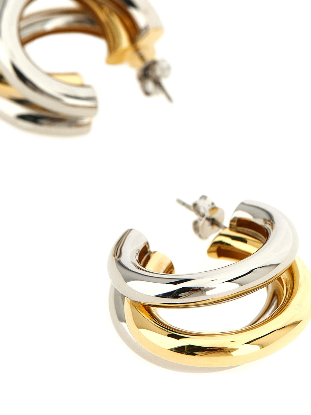 Paco Rabanne Multicolor Brass Earrings Paco Rabanne
