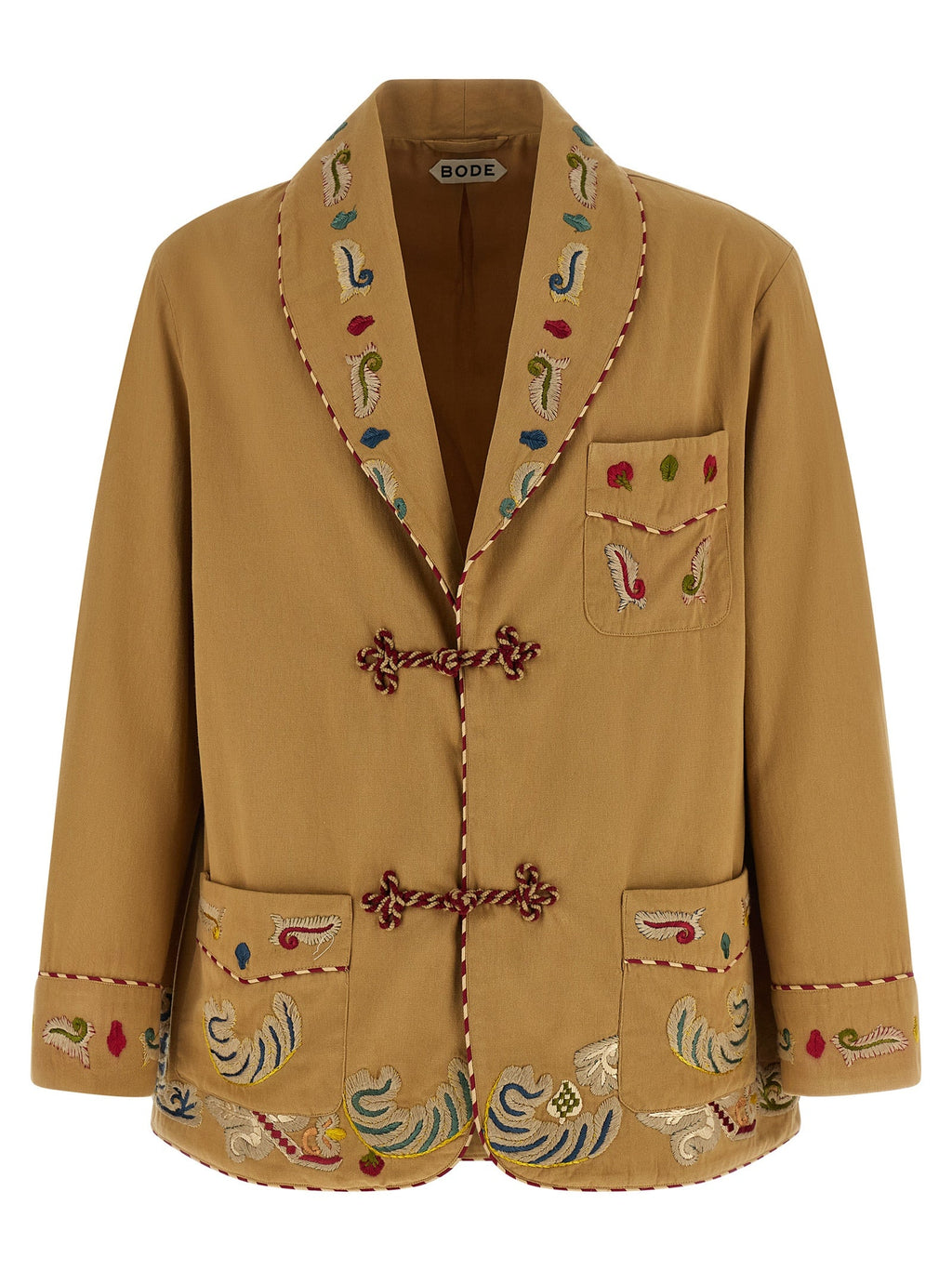 BODE Beige Cotton Blazer