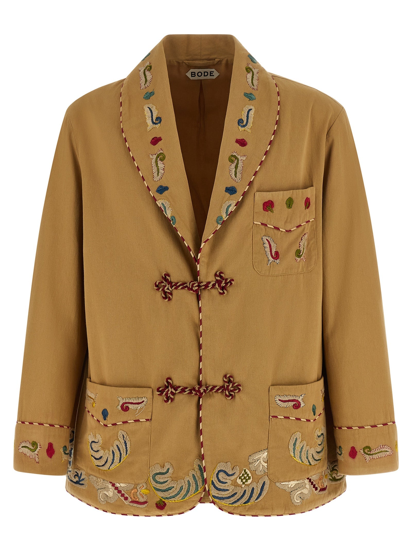 BODE Beige Cotton Blazer