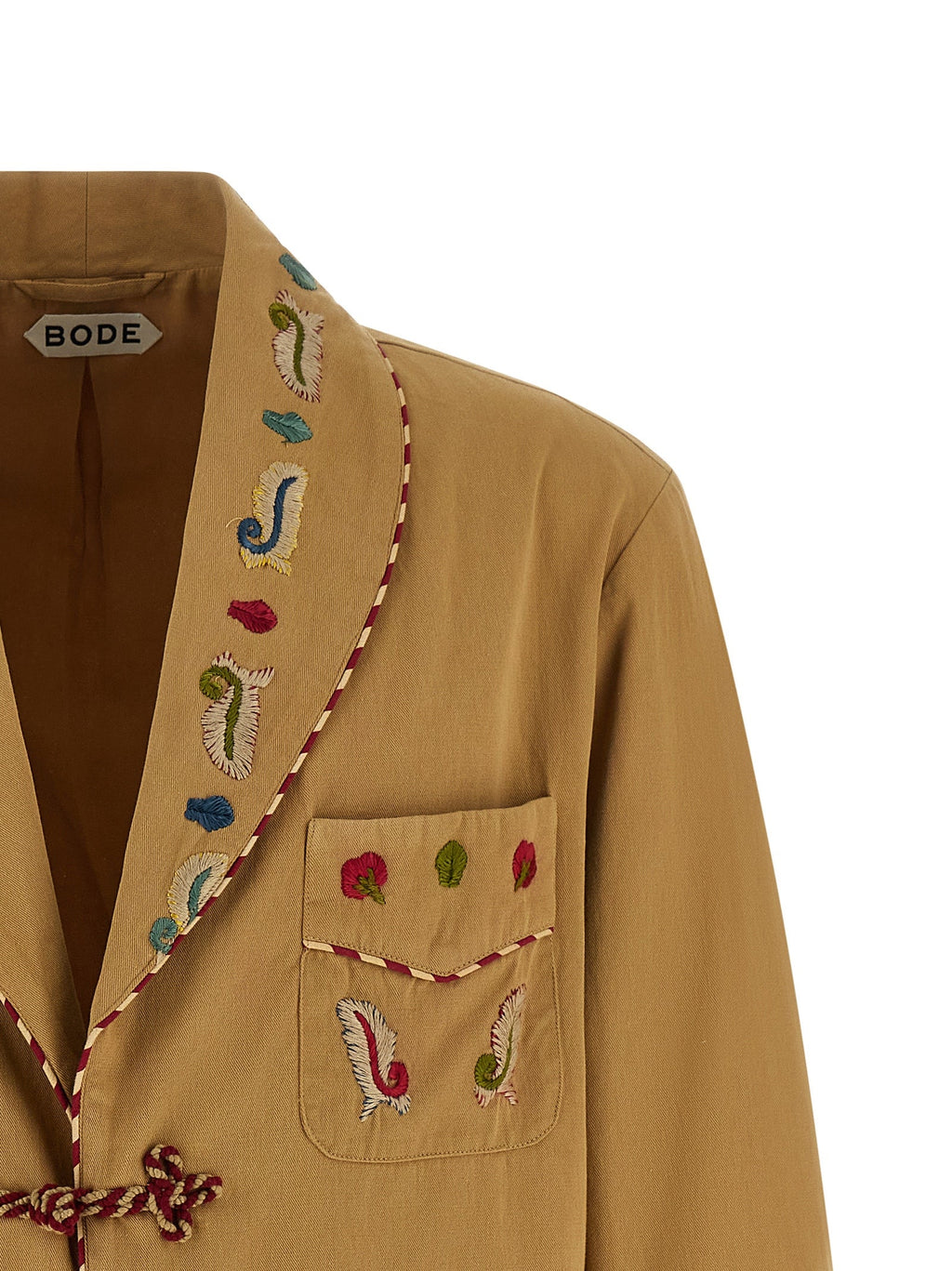 BODE Beige Cotton Blazer