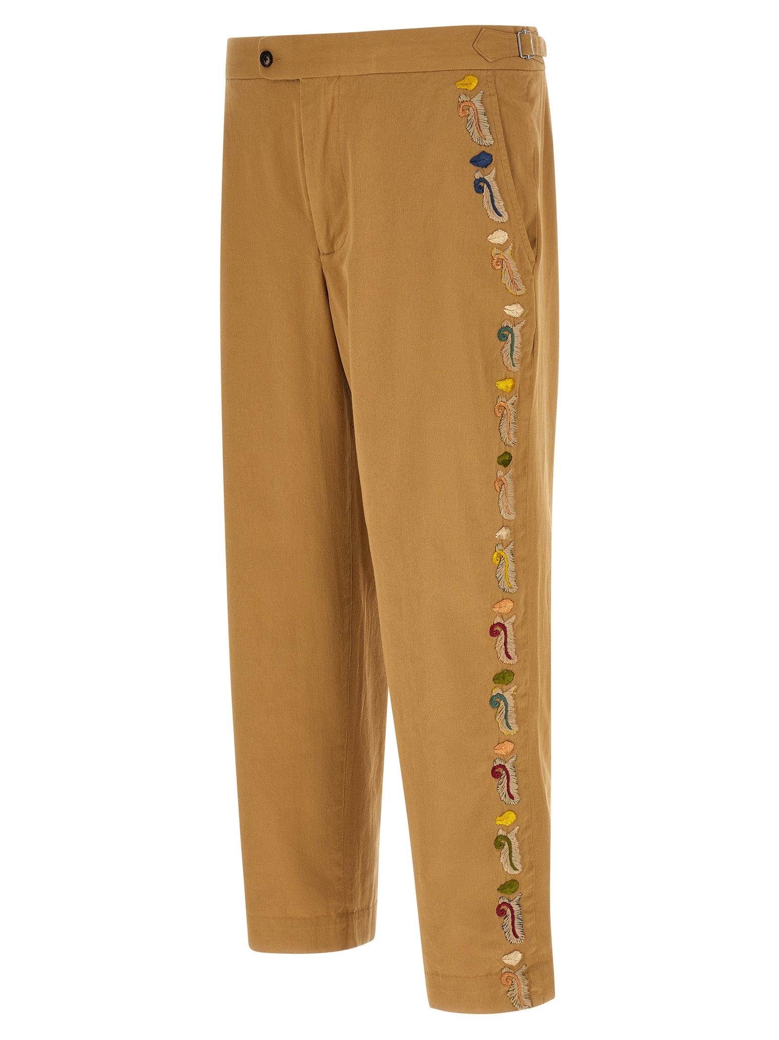 BODE Beige Cotton Casual Pants BODE