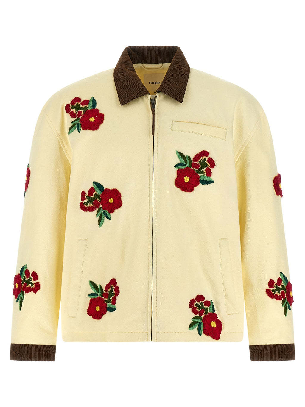 FOUND Multicolor Cotton Denim Jacket