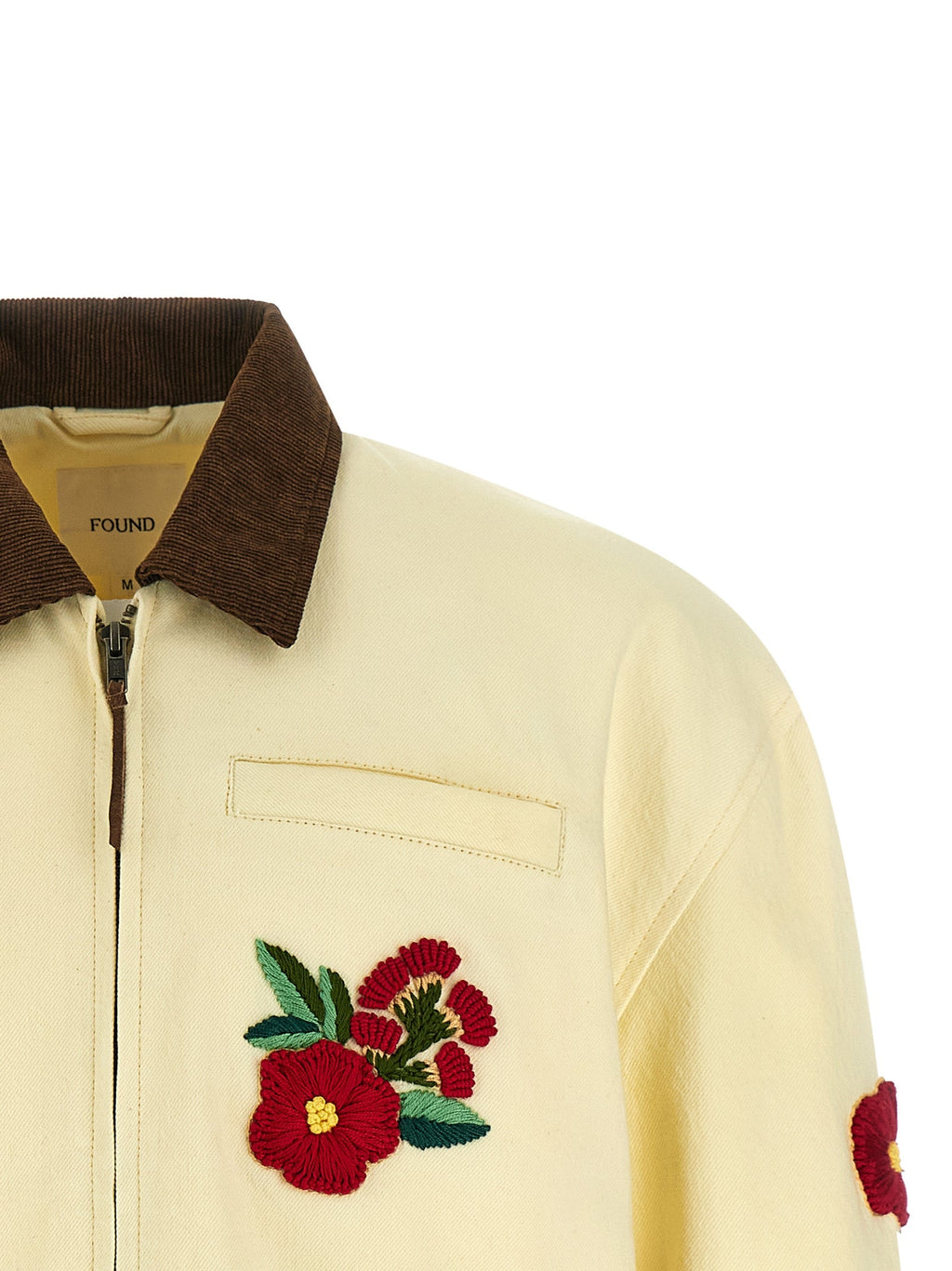 FOUND Multicolor Cotton Denim Jacket