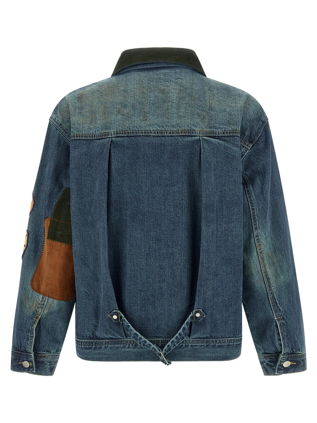 FOUND Blue Cotton Denim Jacket