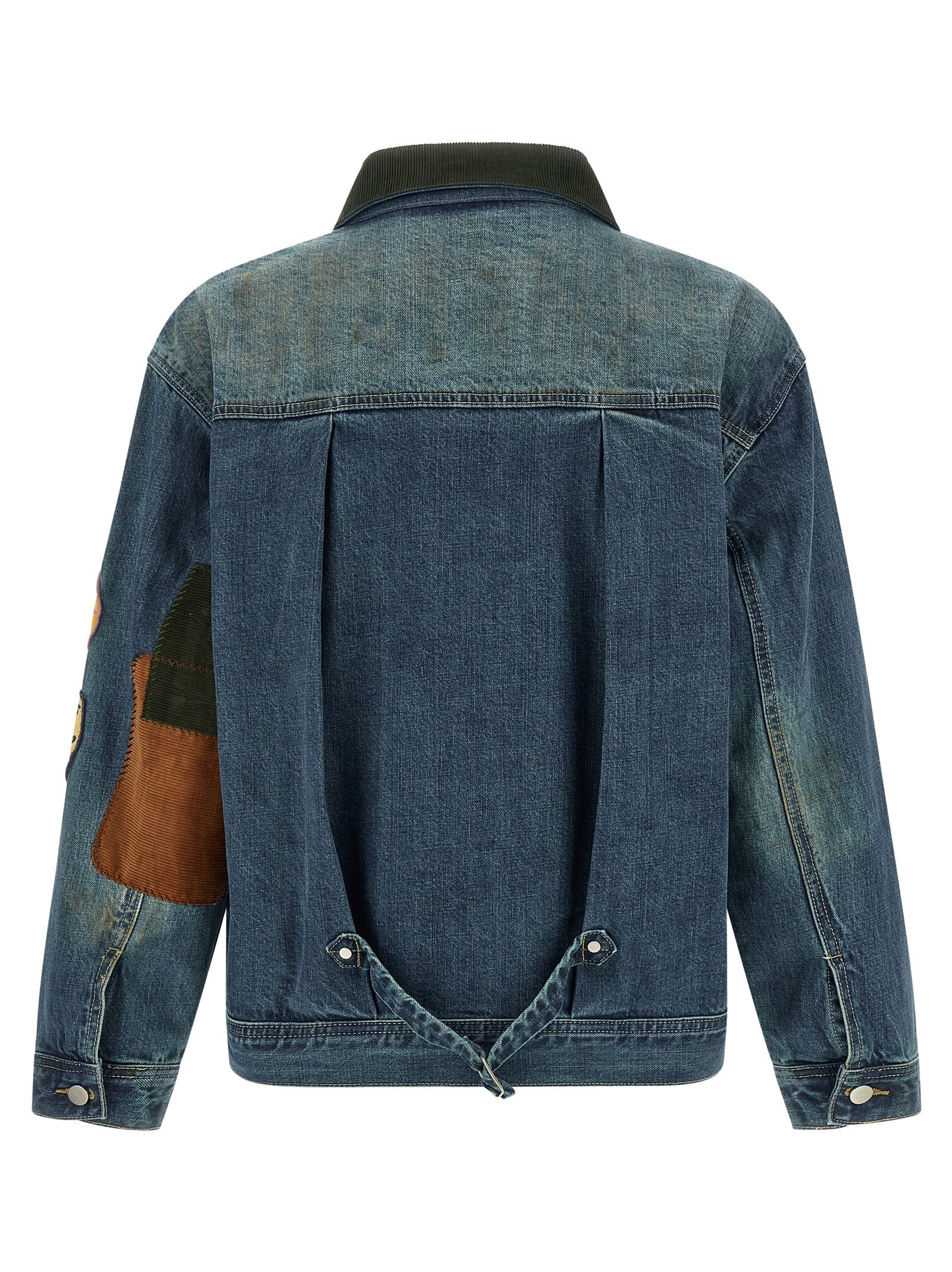 FOUND Blue Cotton Denim Jacket