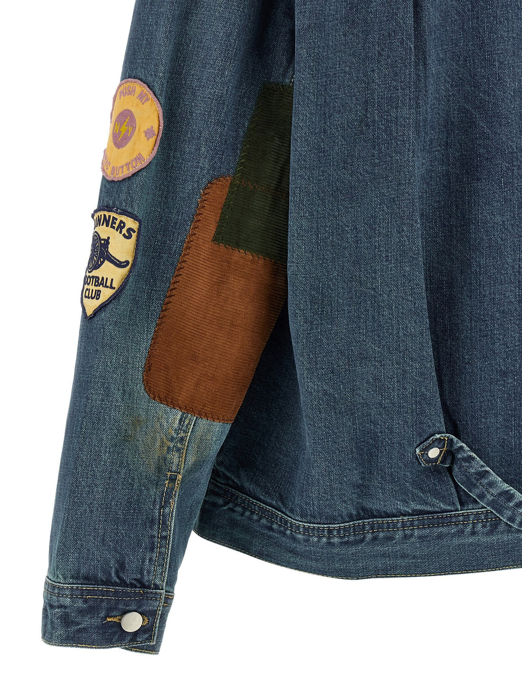 FOUND Blue Cotton Denim Jacket