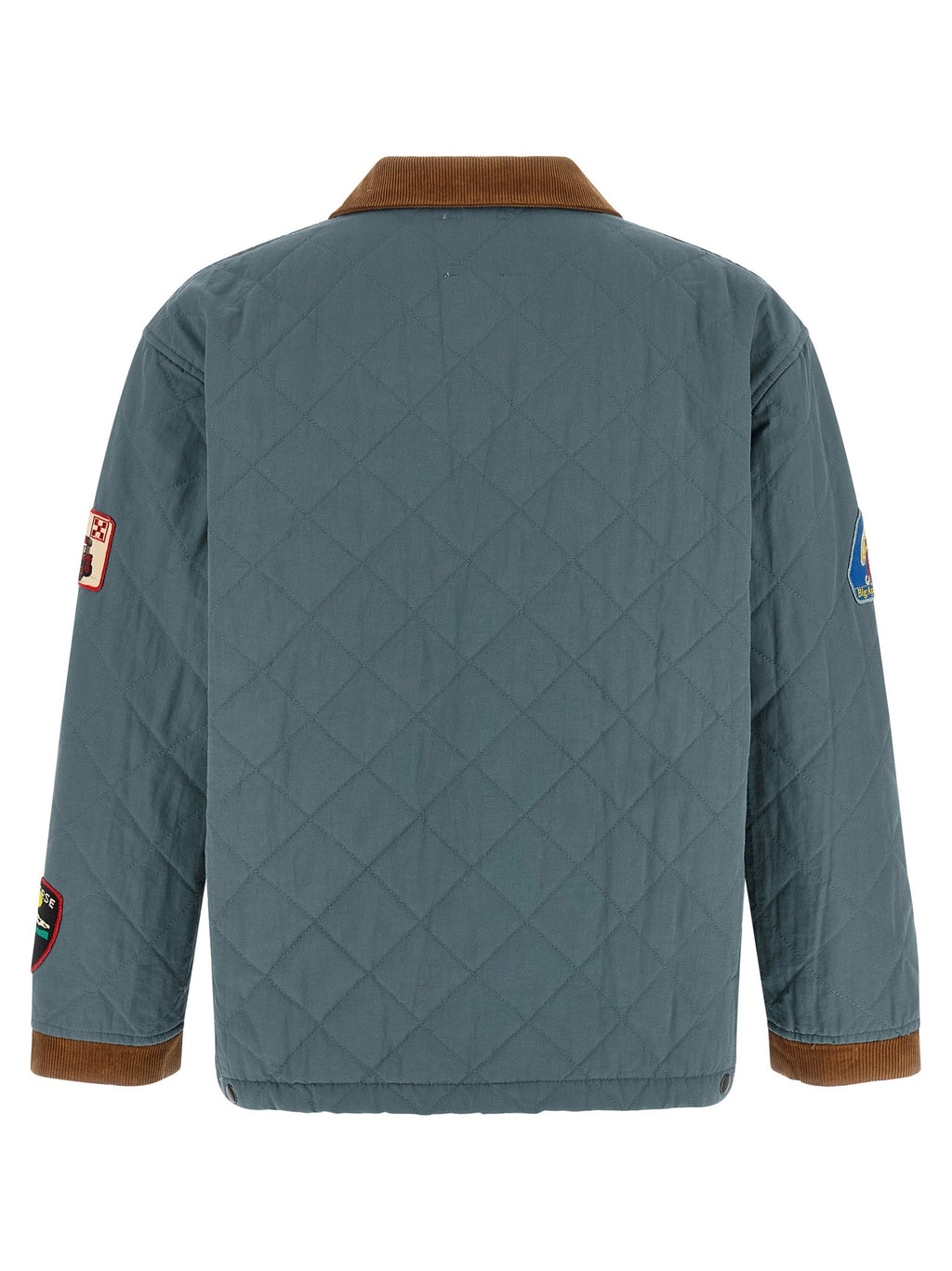 FOUND Blue Cotton Full-Length Jacket