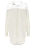 MM6 Maison Margiela White Cotton Blouse