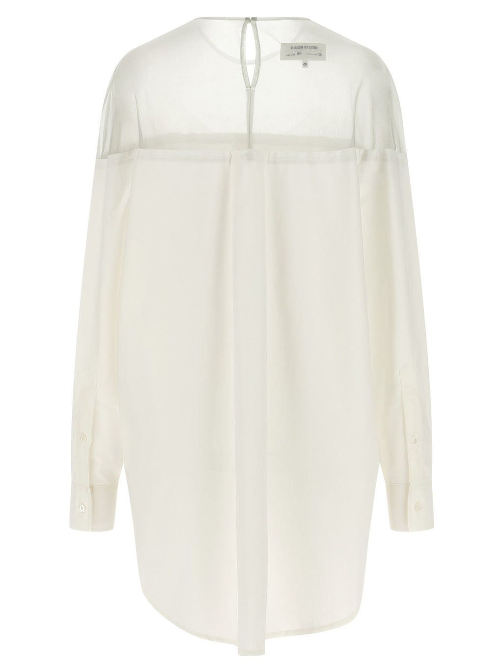 MM6 Maison Margiela White Cotton Blouse