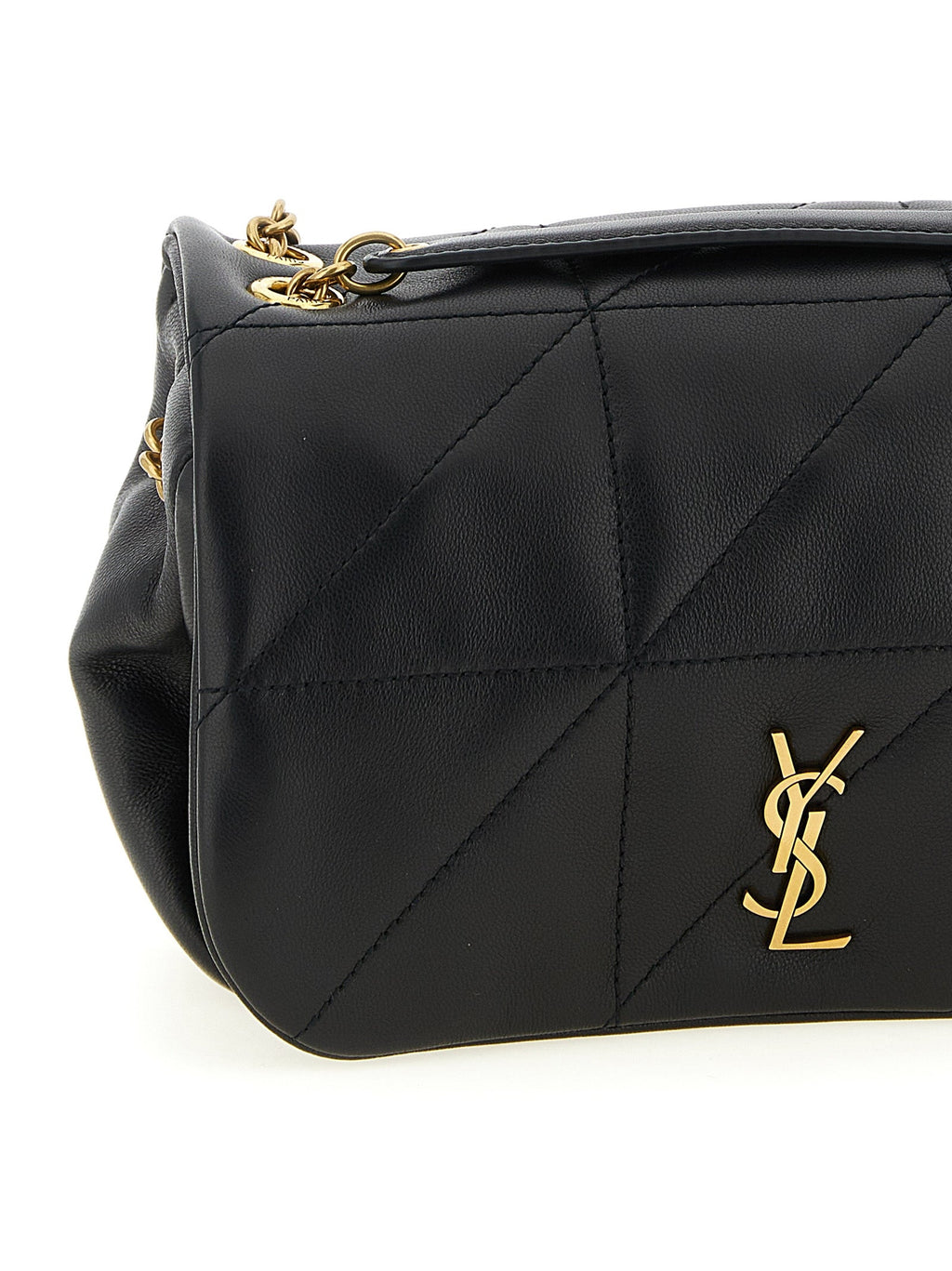 Saint Laurent Black Lamb Leather Shoulder Bag Saint Laurent