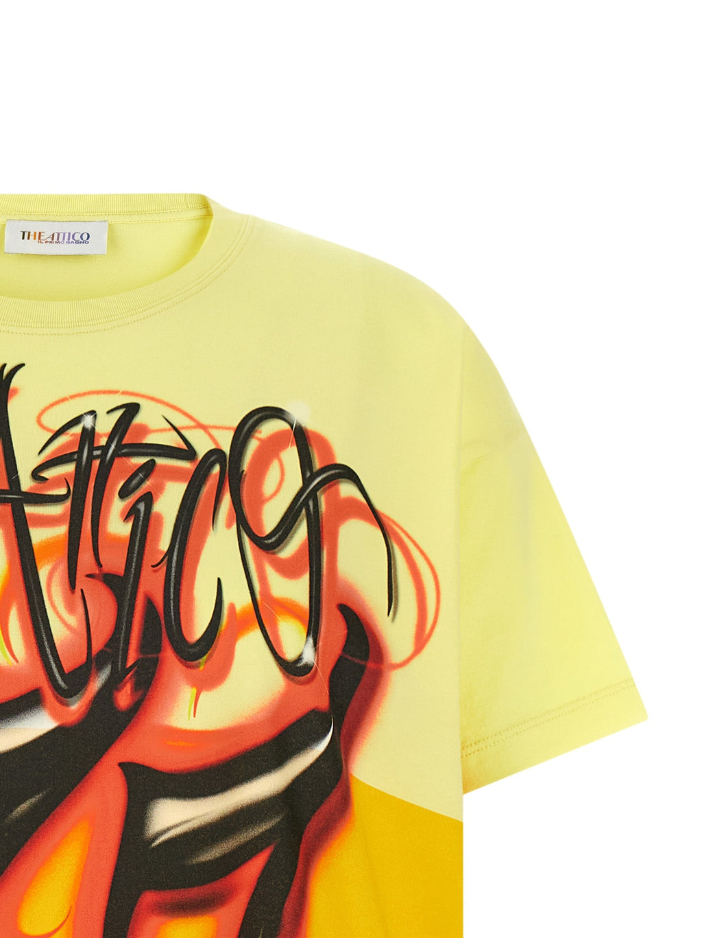 The Attico Bicolor Cotton T-Shirt