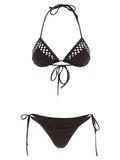 The Attico Brown Polyamide Bikini