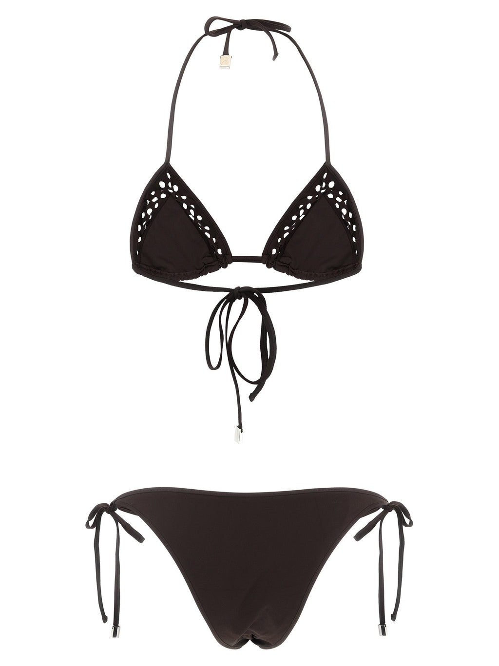 The Attico Brown Polyamide Bikini