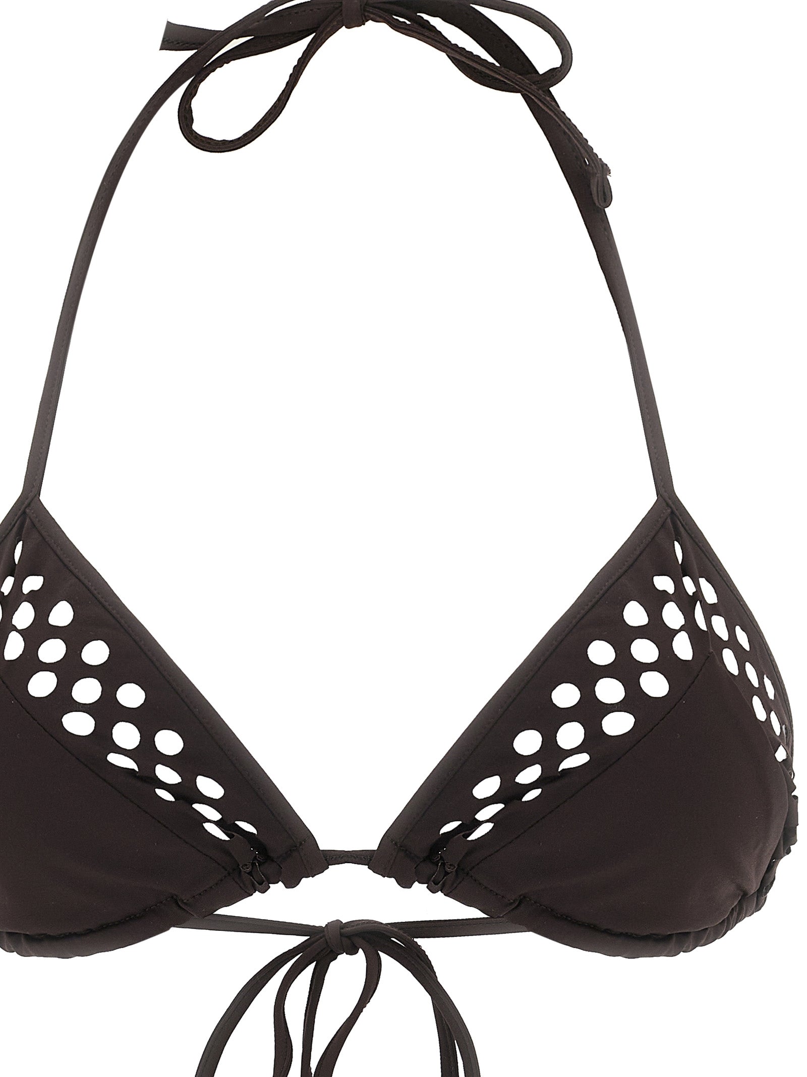The Attico Brown Polyamide Bikini