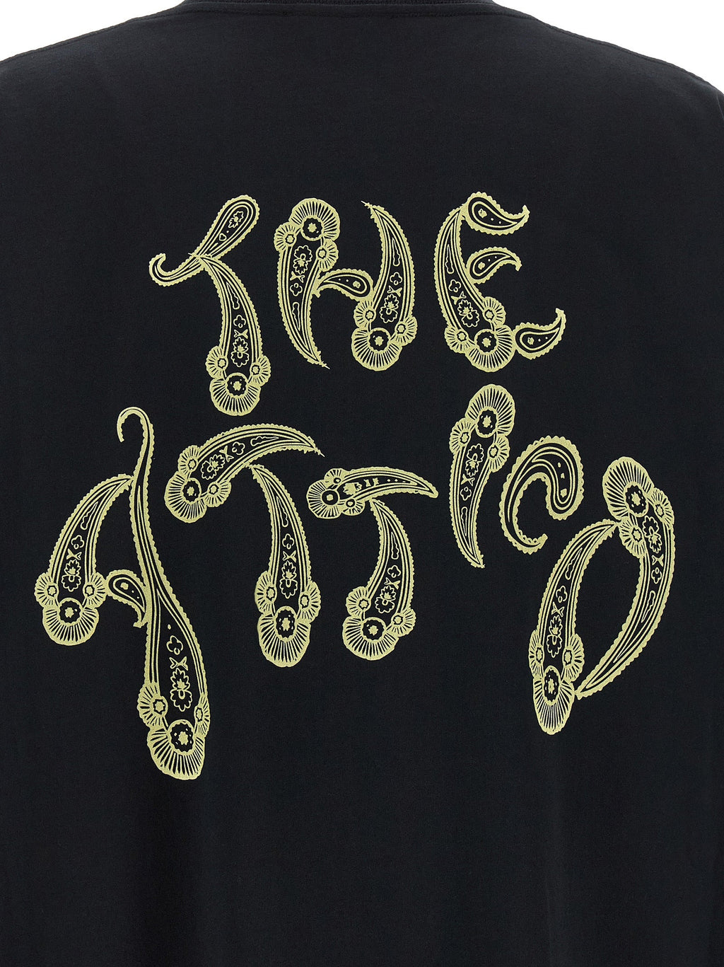 The Attico Black Cotton T-Shirt The Attico