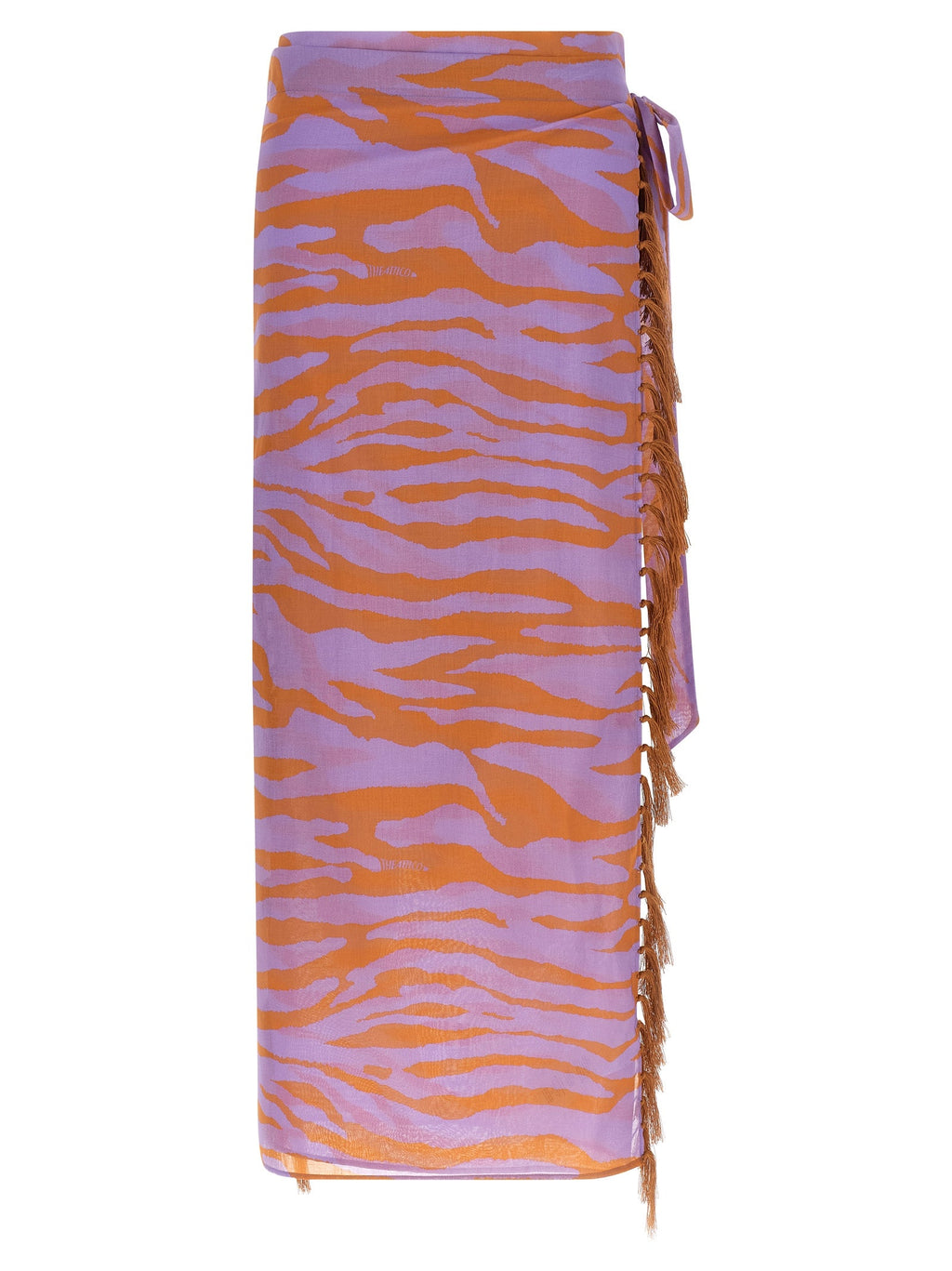 The Attico Purple Cotton Skirt