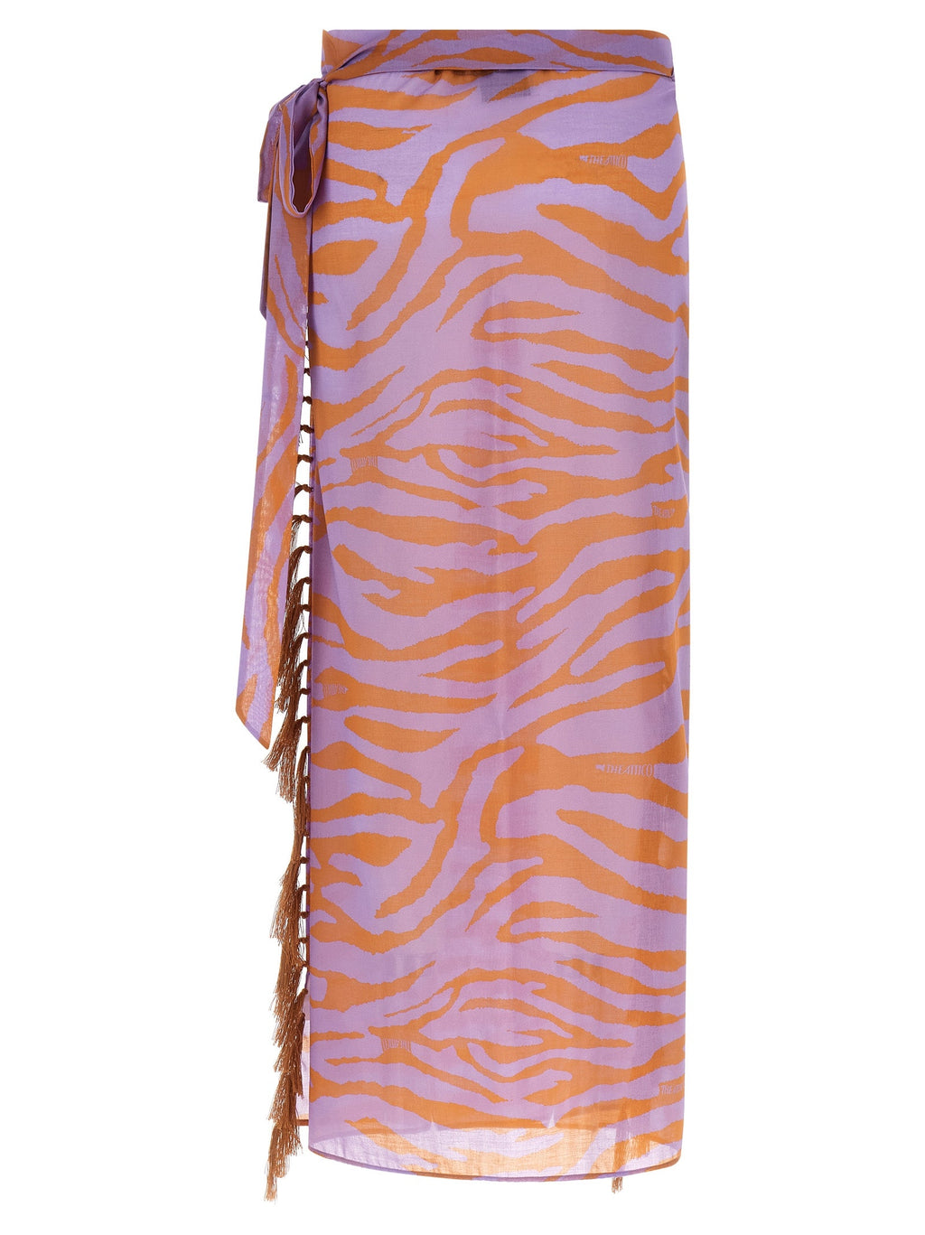 The Attico Purple Cotton Skirt