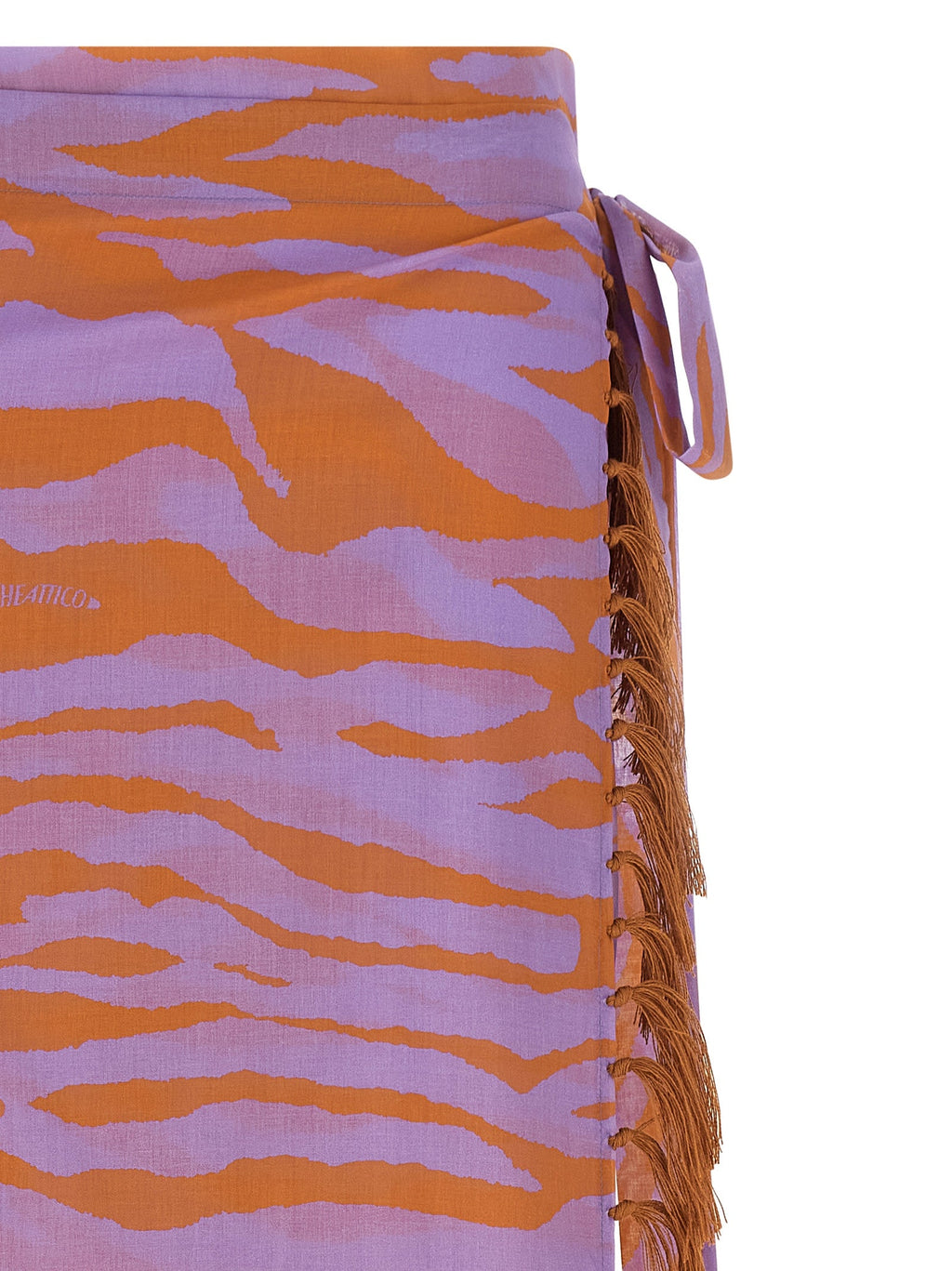 The Attico Purple Cotton Skirt