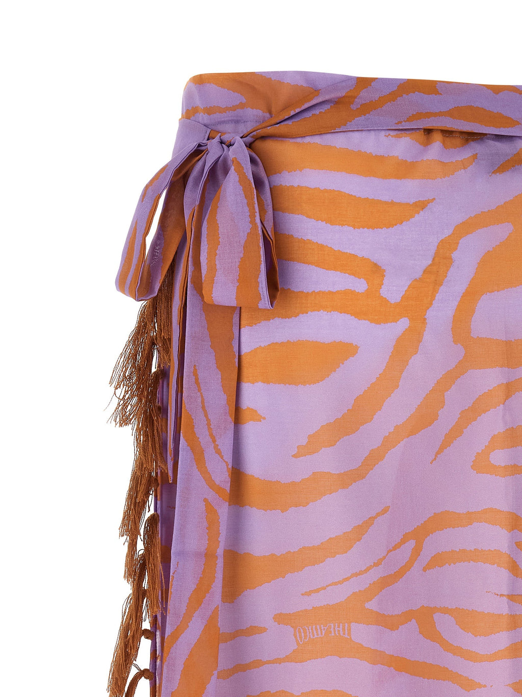 The Attico Purple Cotton Skirt