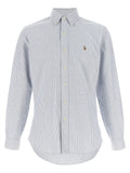 Polo Ralph Lauren Blue Cotton Blouse Polo Ralph Lauren