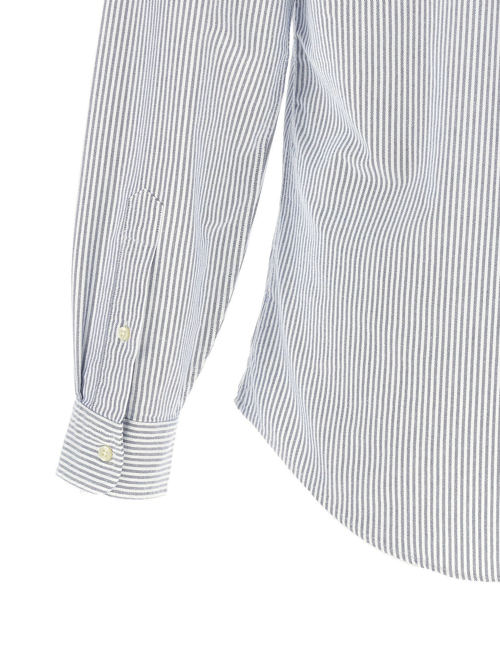 Polo Ralph Lauren Blue Cotton Blouse Polo Ralph Lauren