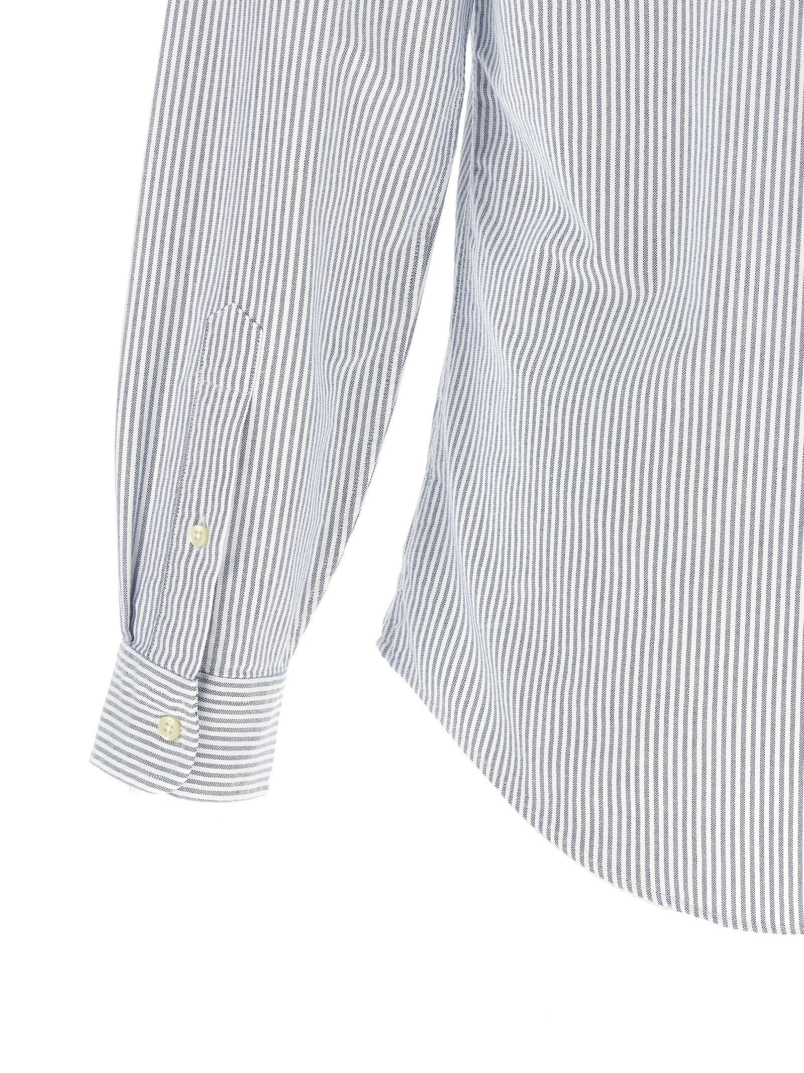 Polo Ralph Lauren Blue Cotton Blouse Polo Ralph Lauren