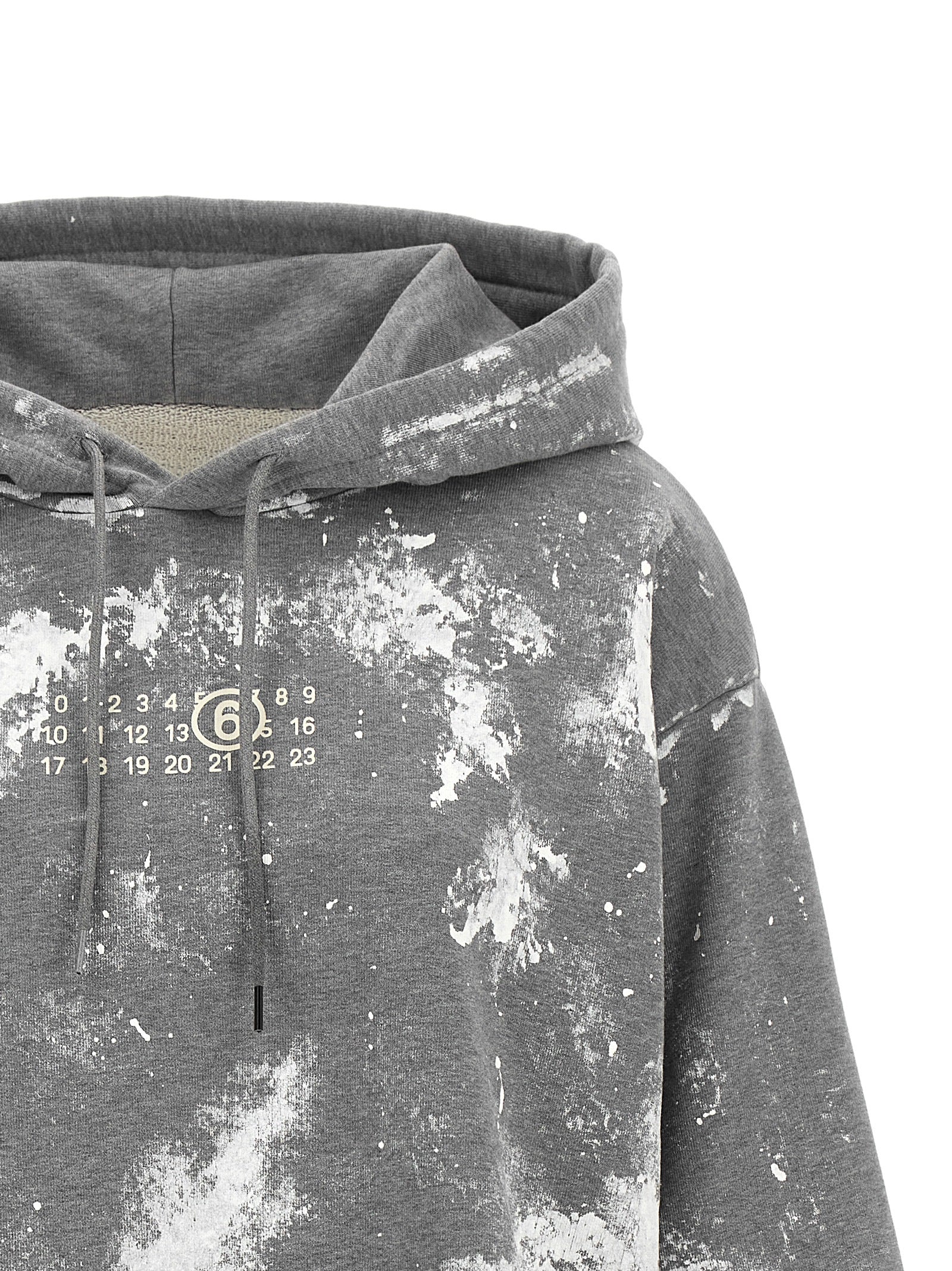 MM6 Maison Margiela Gray Cotton Sweatshirt