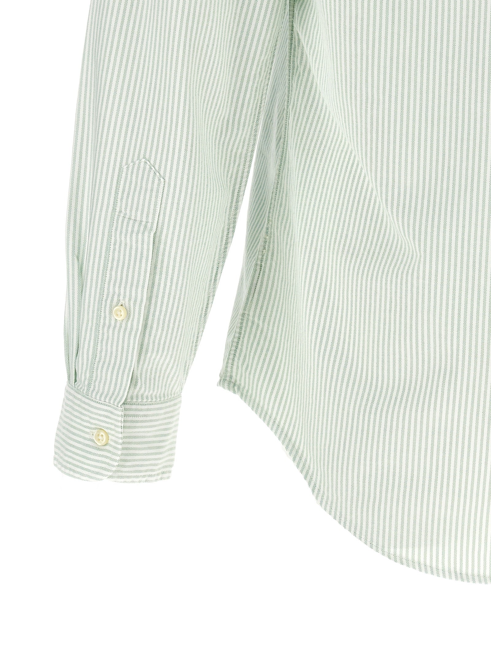 Polo Ralph Lauren Bicolor Cotton Blouse Polo Ralph Lauren