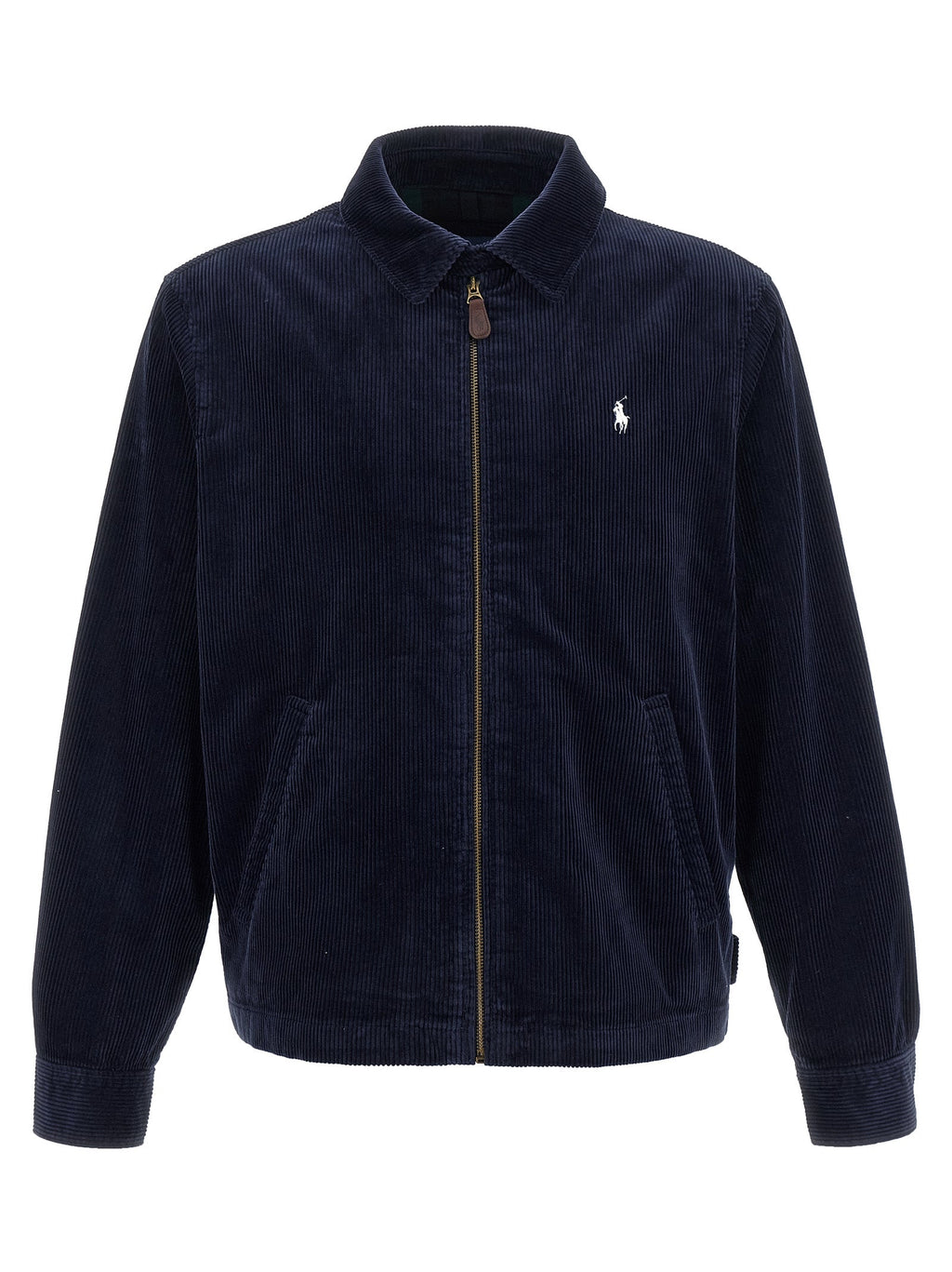 Polo Ralph Lauren Blue Cotton Full-Length Jacket Polo Ralph Lauren