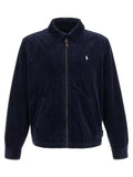 Polo Ralph Lauren Blue Cotton Full-Length Jacket Polo Ralph Lauren