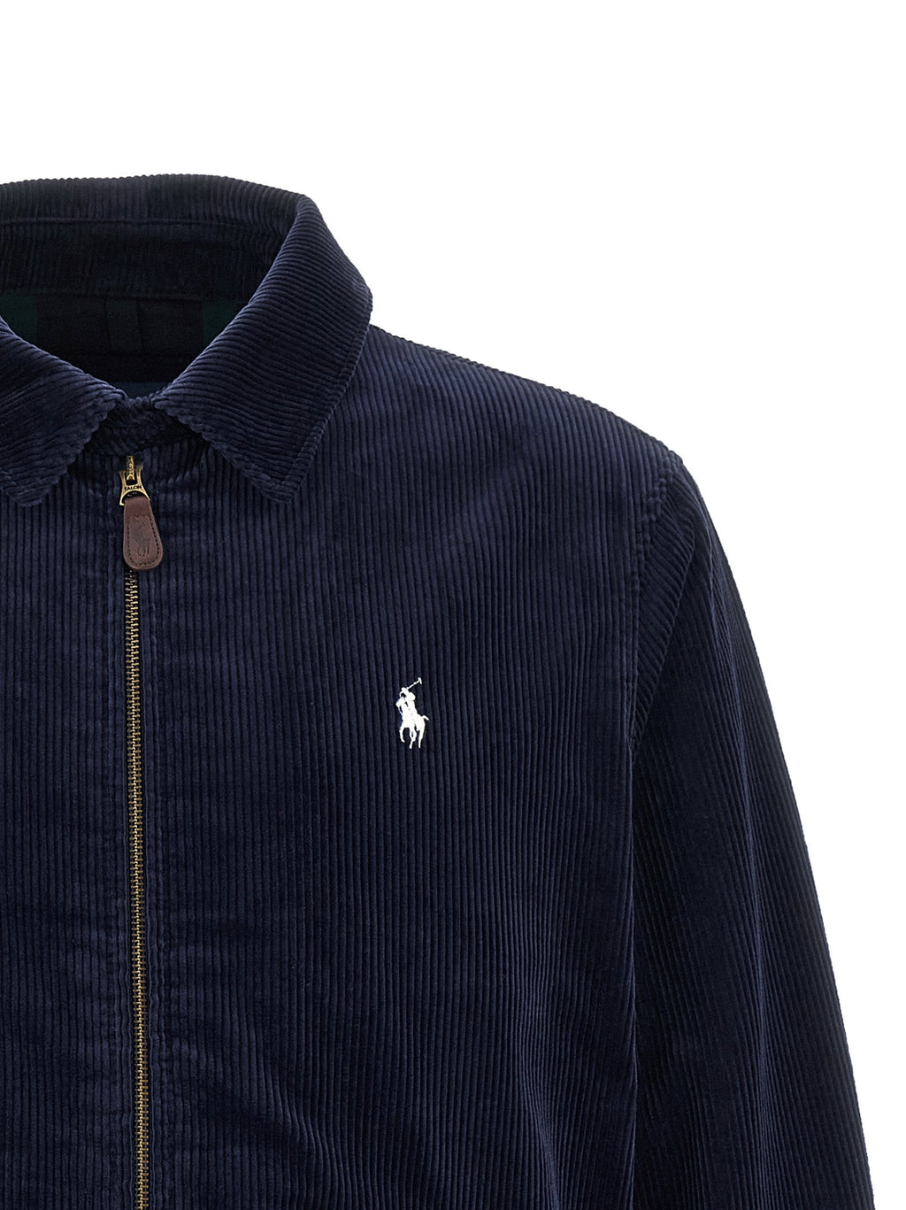 Polo Ralph Lauren Blue Cotton Full-Length Jacket Polo Ralph Lauren