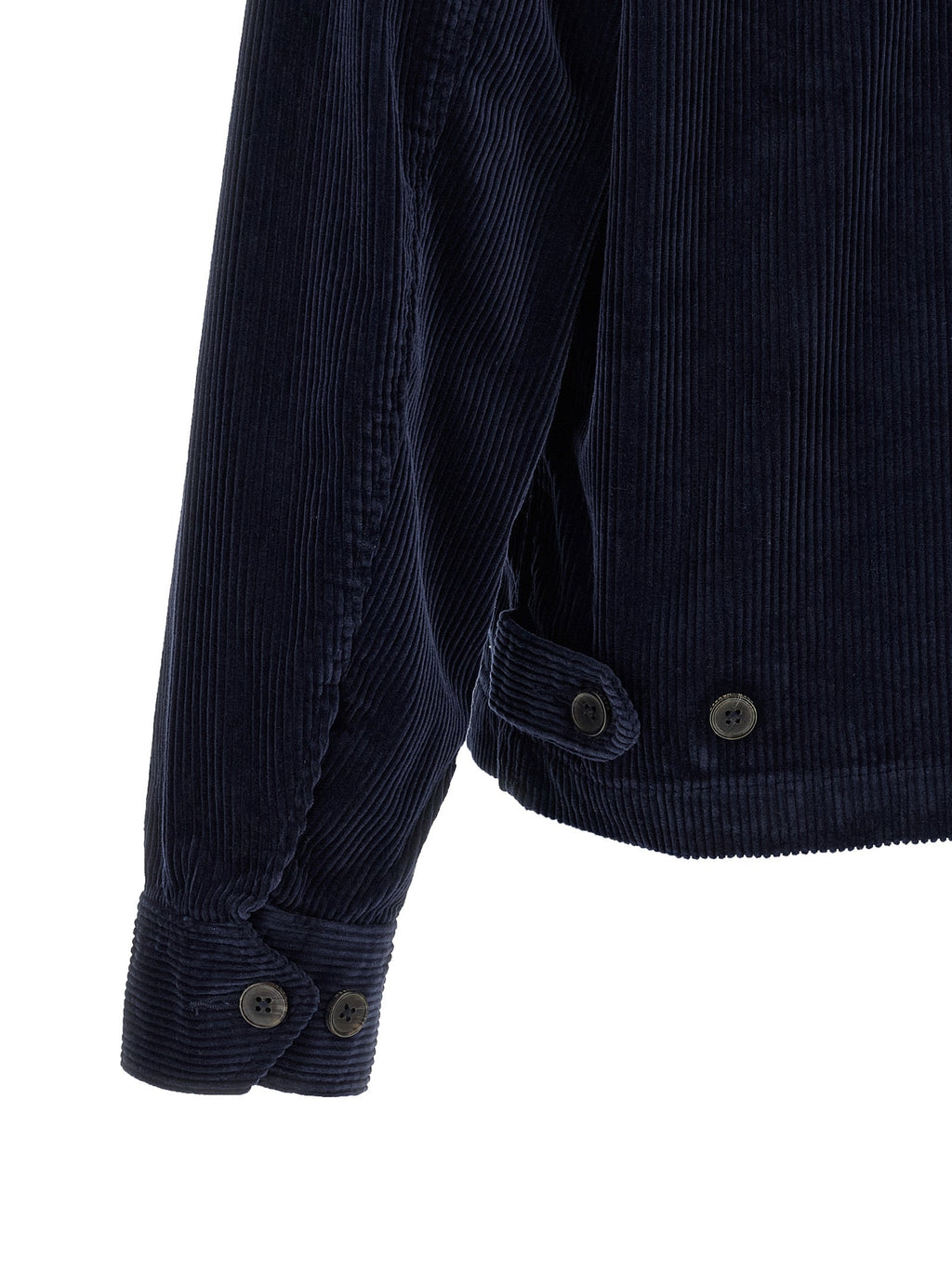 Polo Ralph Lauren Blue Cotton Full-Length Jacket Polo Ralph Lauren