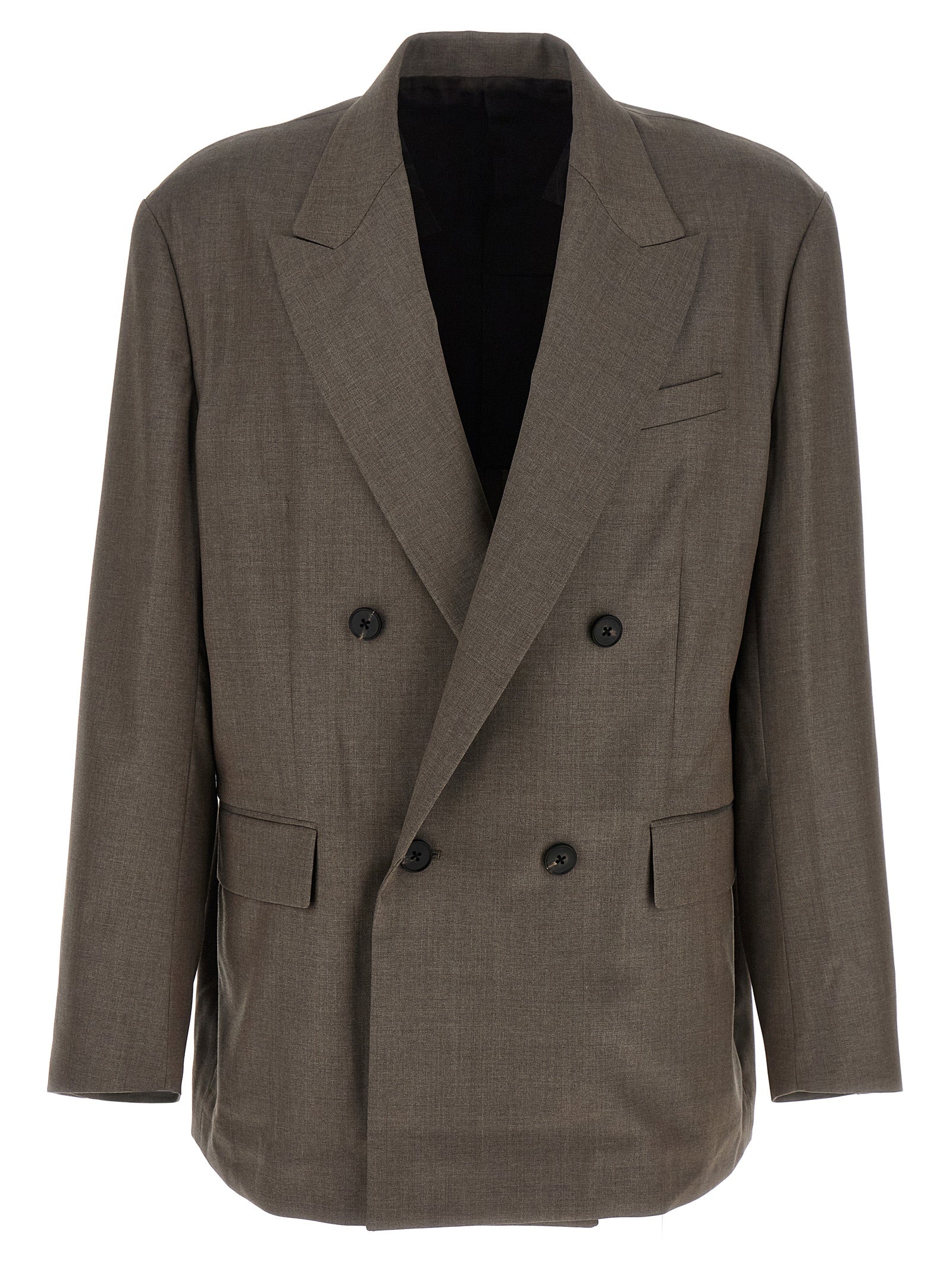 SSSTEIN Gray Wool Blazer SSSTEIN