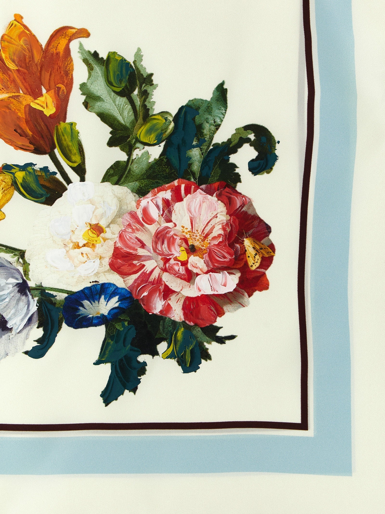 Maison Margiela White Silk Scarf Maison Margiela