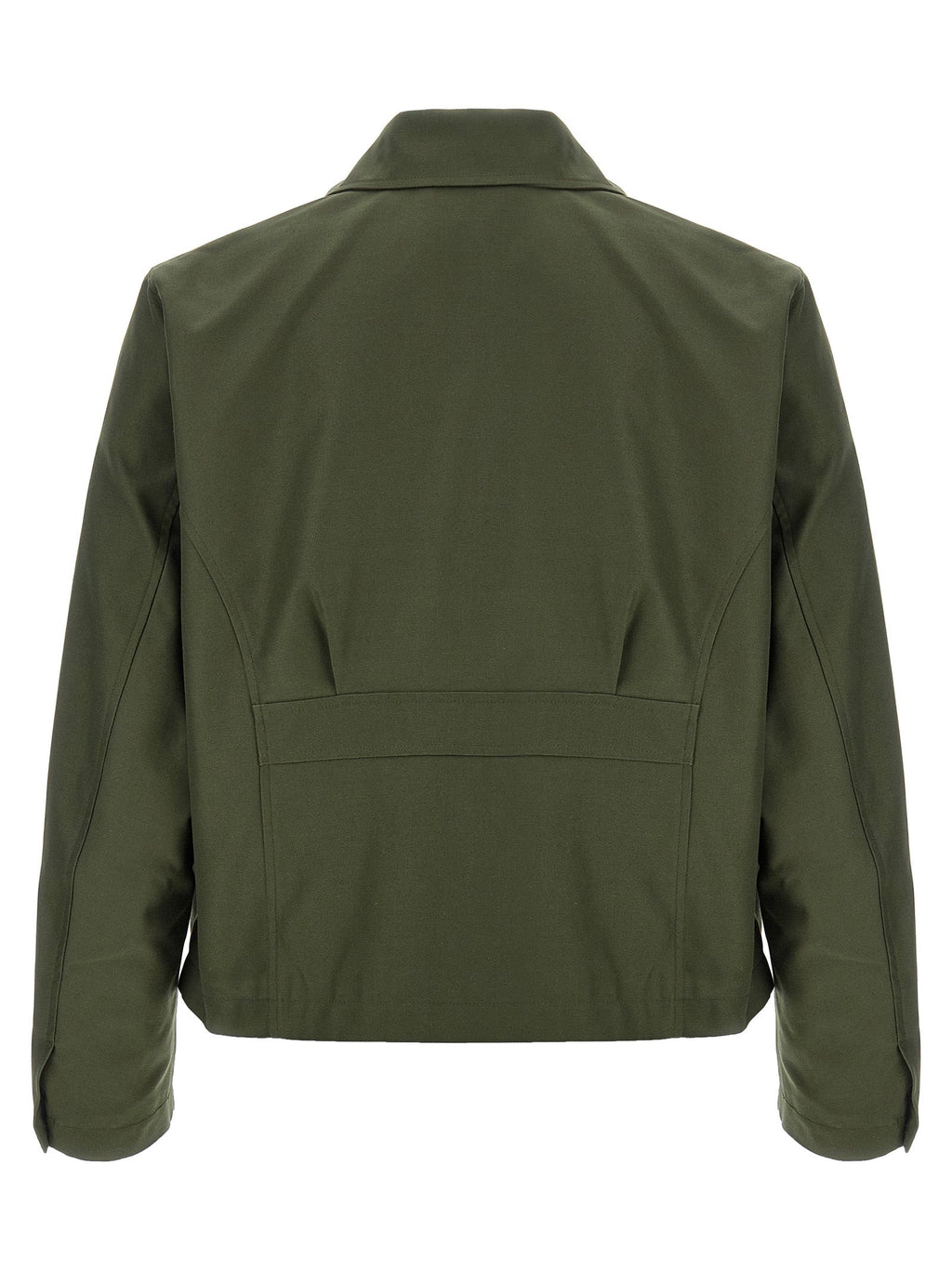 SECOND/LAYER Bicolor Polyester Full-Length Jacket