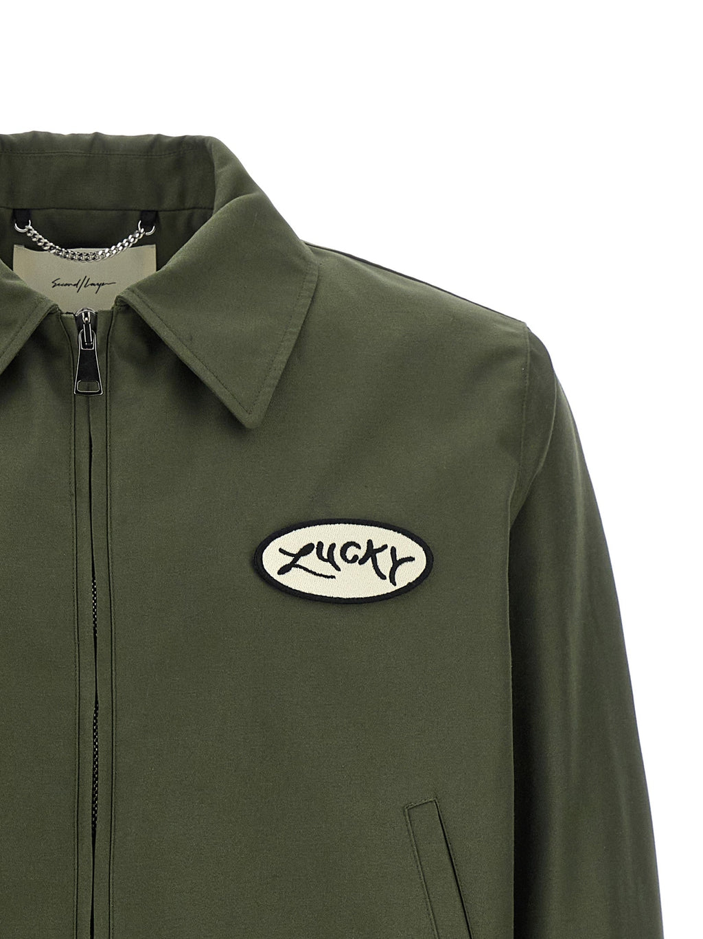 SECOND/LAYER Bicolor Polyester Full-Length Jacket