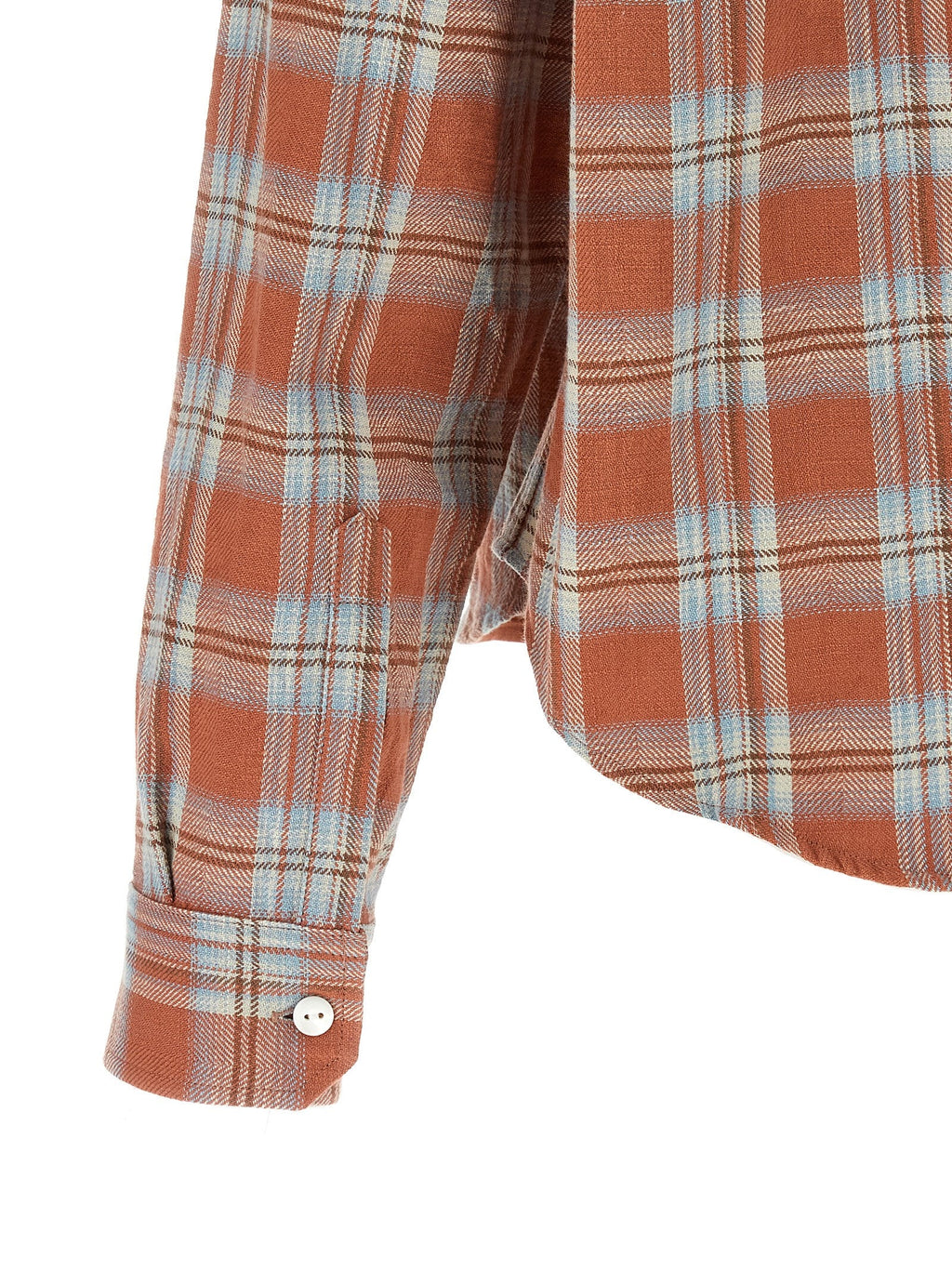 SECOND/LAYER Orange Cotton Blouse