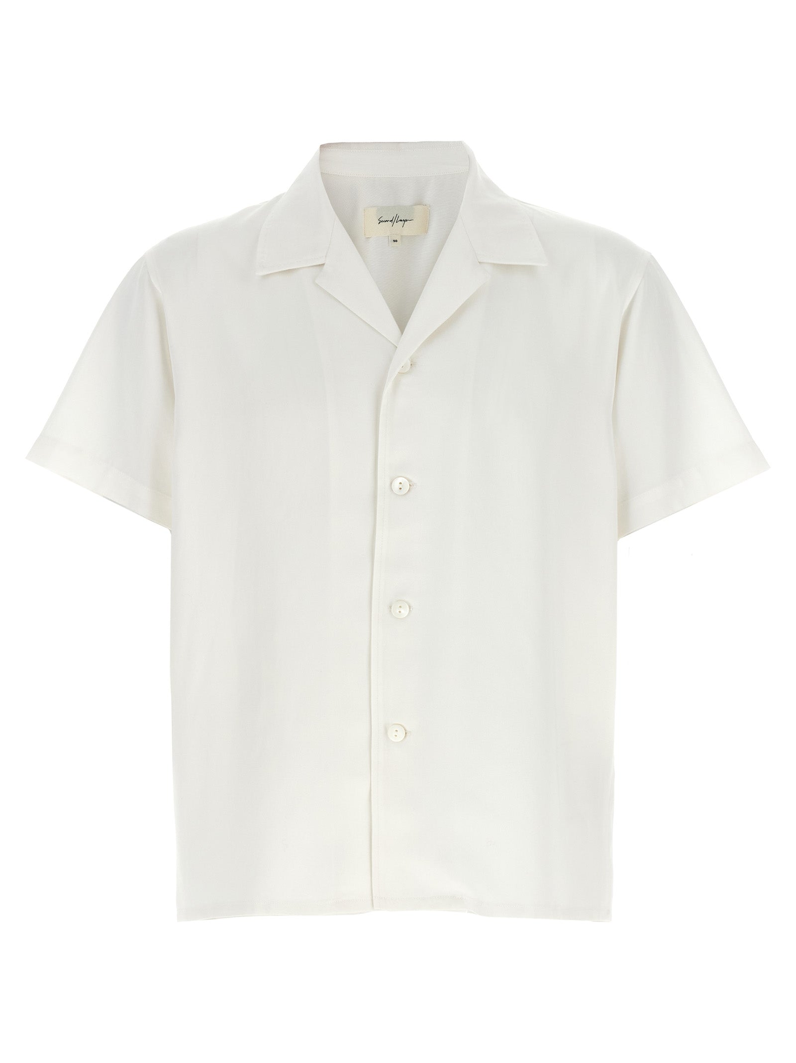 SECOND/LAYER White Lyocell Blouse