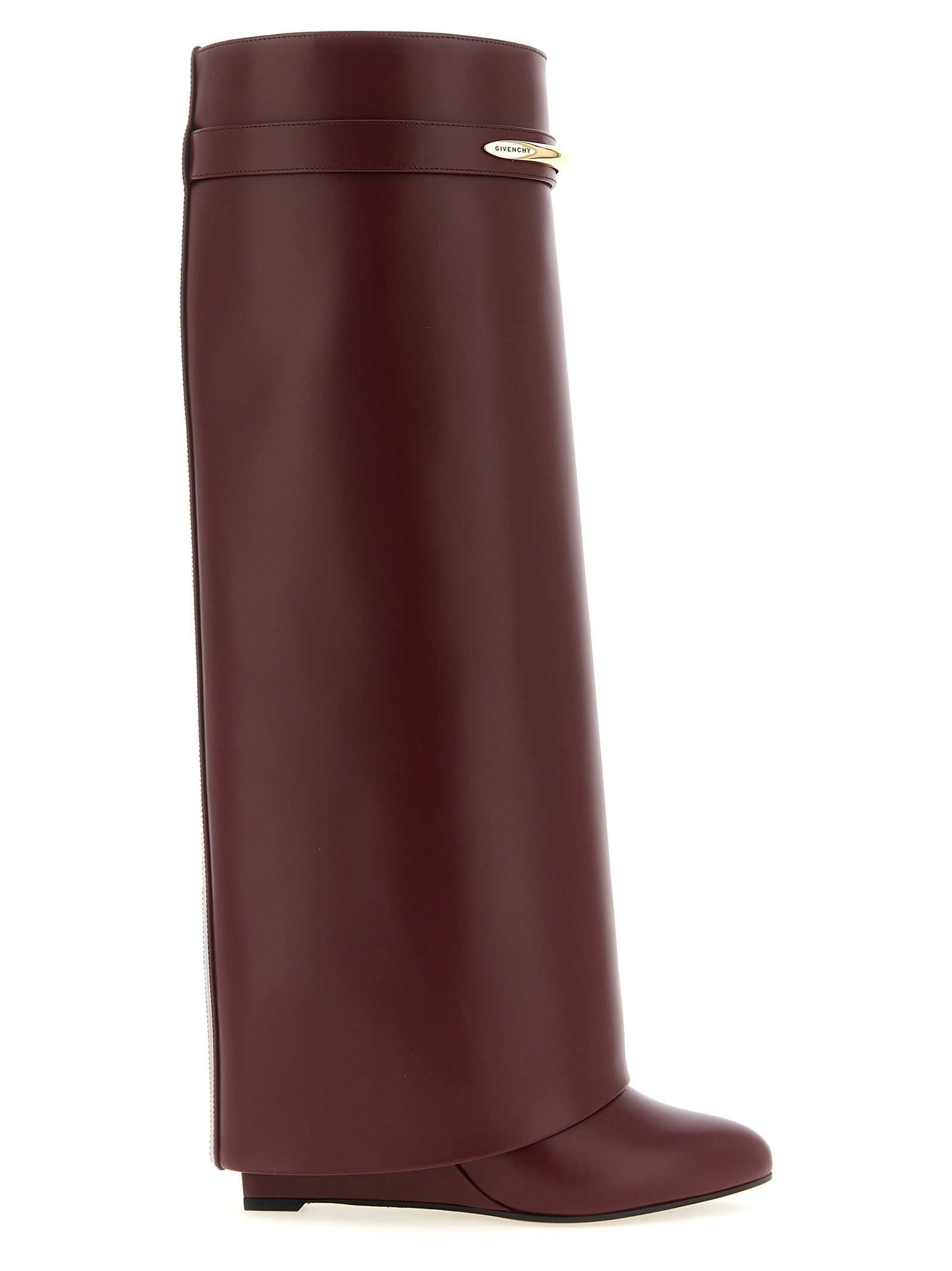 Givenchy Bordeaux Calfskin Over The Knee
