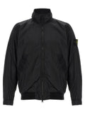 Stone Island Black Polyamide Full-Length Jacket Stone Island