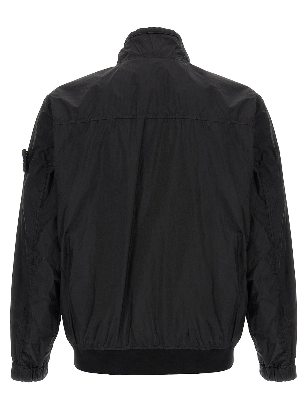 Stone Island Black Polyamide Full-Length Jacket Stone Island