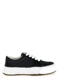 Maison Mihara Yasuhiro Black Cowhide Platform Sneakers Maison Mihara Yasuhiro