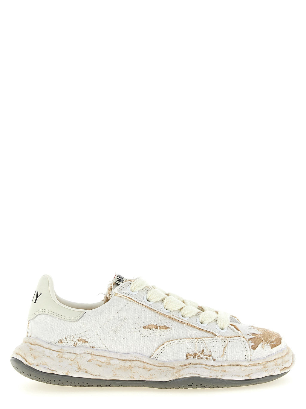 Maison Mihara Yasuhiro White Cotton Sneakers Maison Mihara Yasuhiro