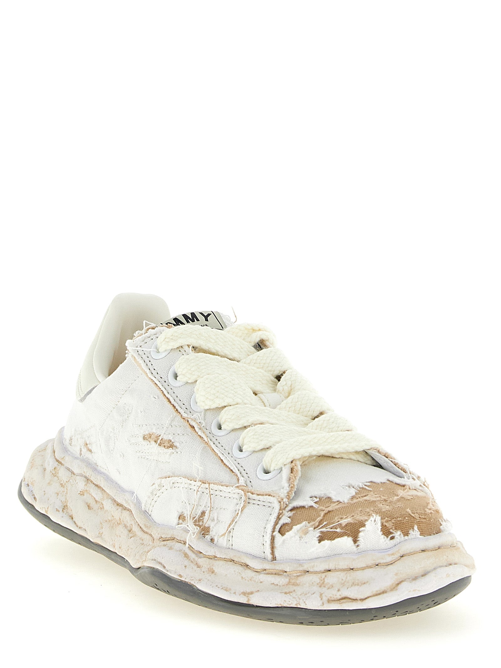 Maison Mihara Yasuhiro White Cotton Sneakers Maison Mihara Yasuhiro