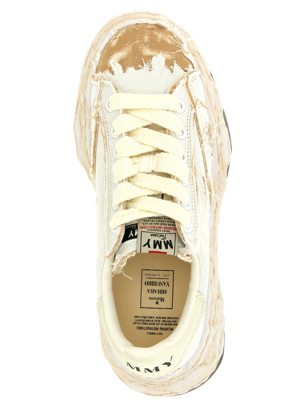 Maison Mihara Yasuhiro White Cotton Sneakers Maison Mihara Yasuhiro