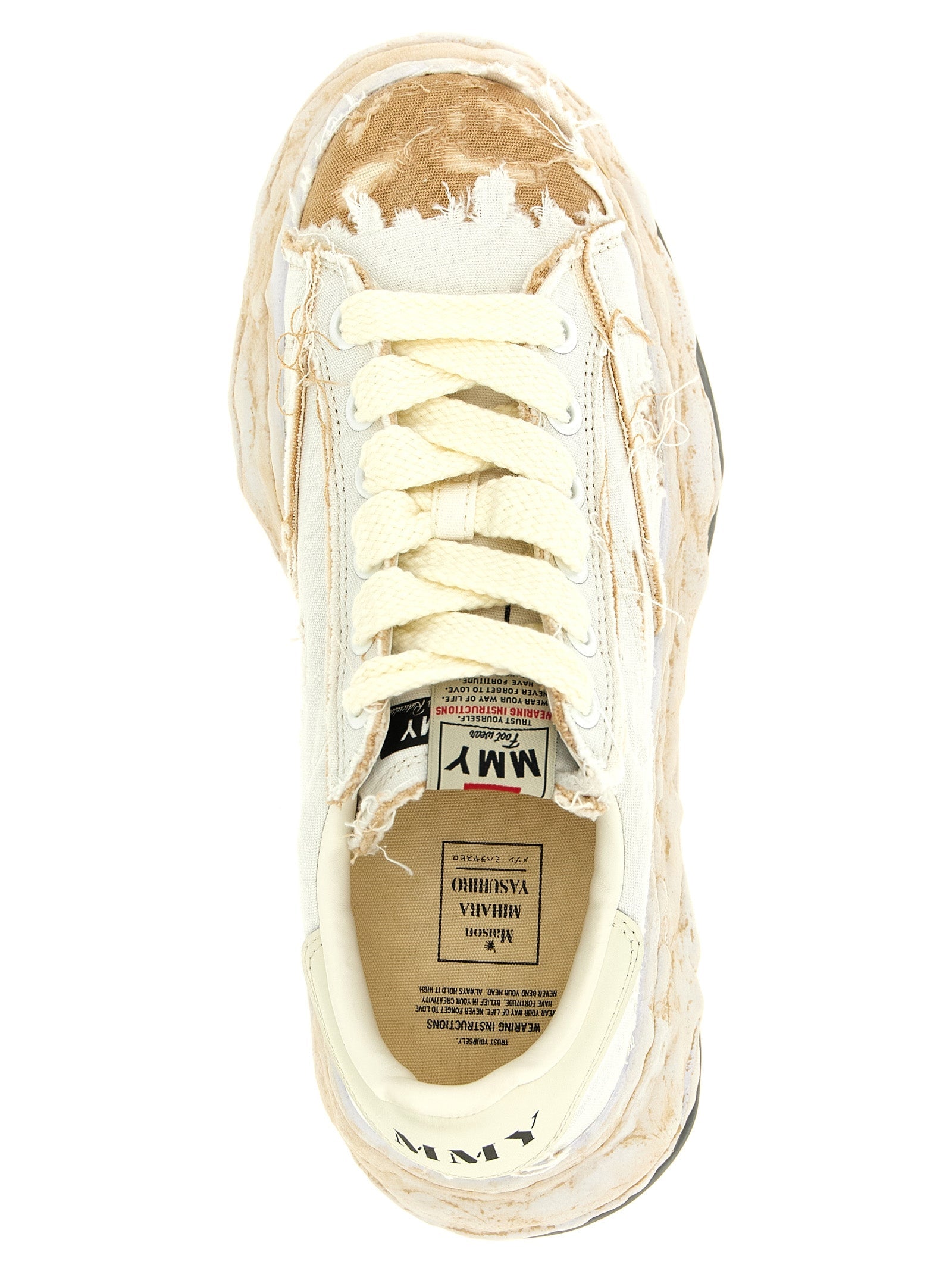 Maison Mihara Yasuhiro White Cotton Sneakers Maison Mihara Yasuhiro