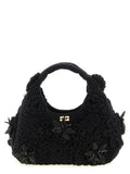 Ganni Black Organic Cotton Handbag Ganni