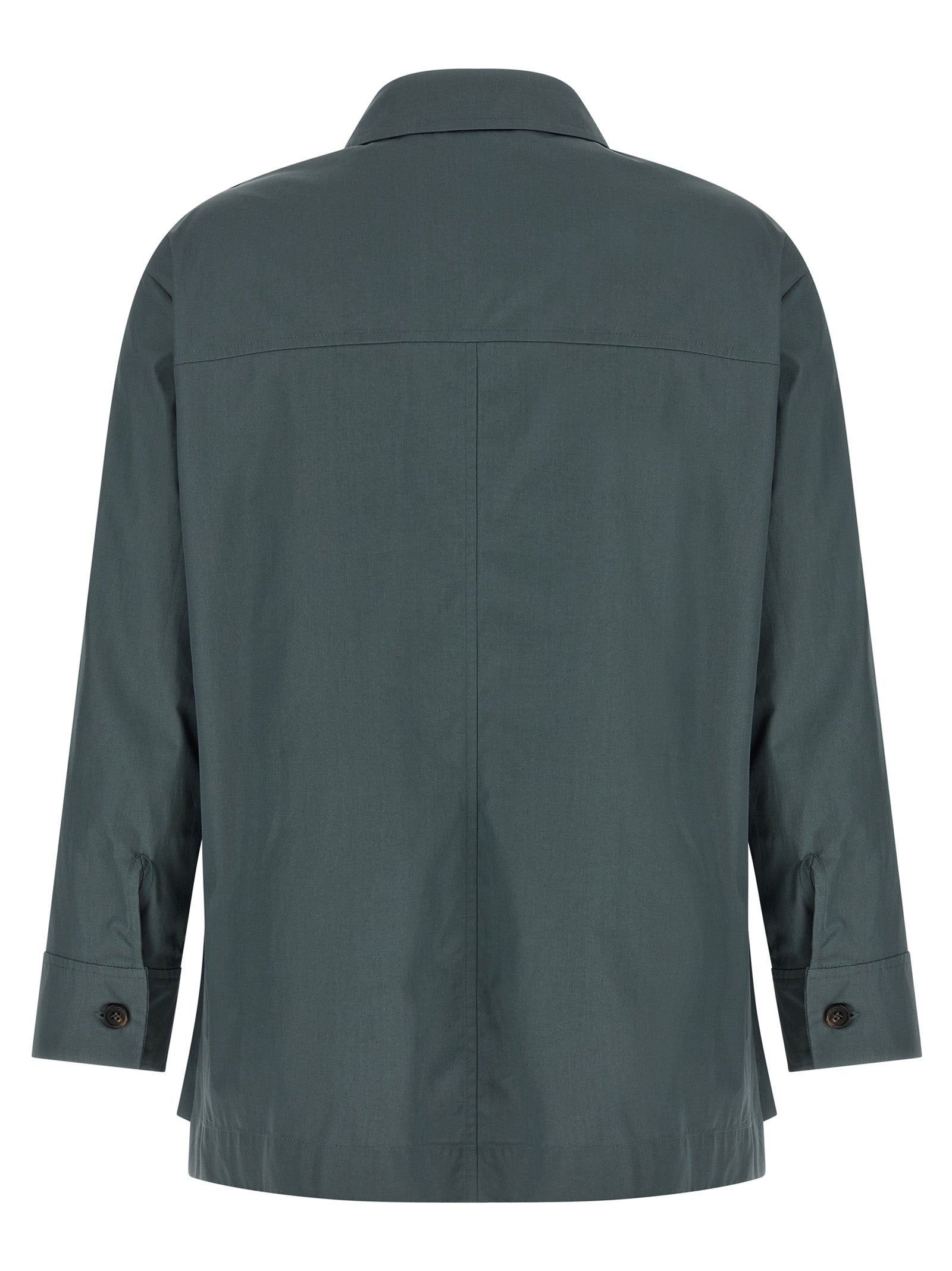 'S Max Mara Gray Cotton Blouse 'S Max Mara